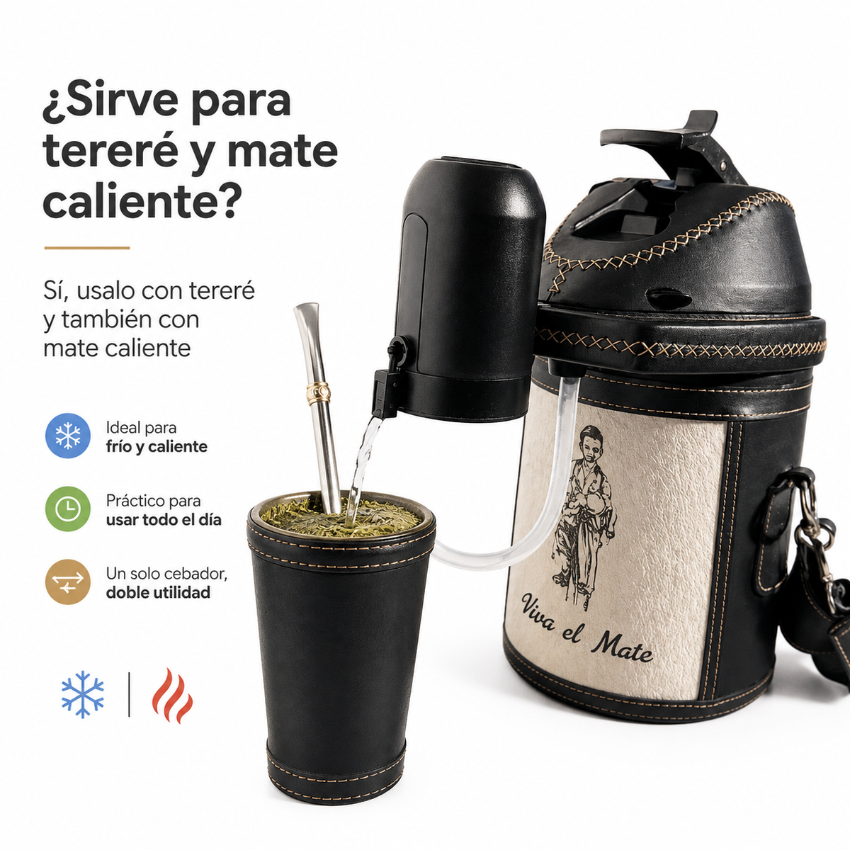 Cébate Solo – Cebador Automático para Tereré y Mate